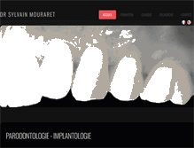 Tablet Screenshot of drsylvainmouraret.com